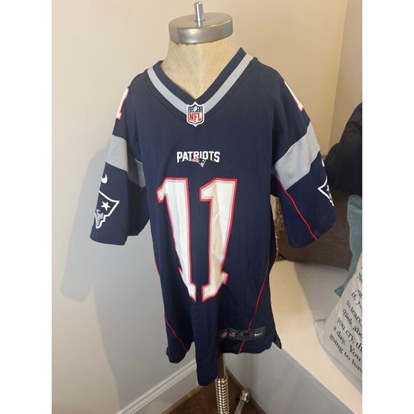 Julian Edelman New England Patriots Jersey Kids Medium 10-12 - Picture 1 of 5